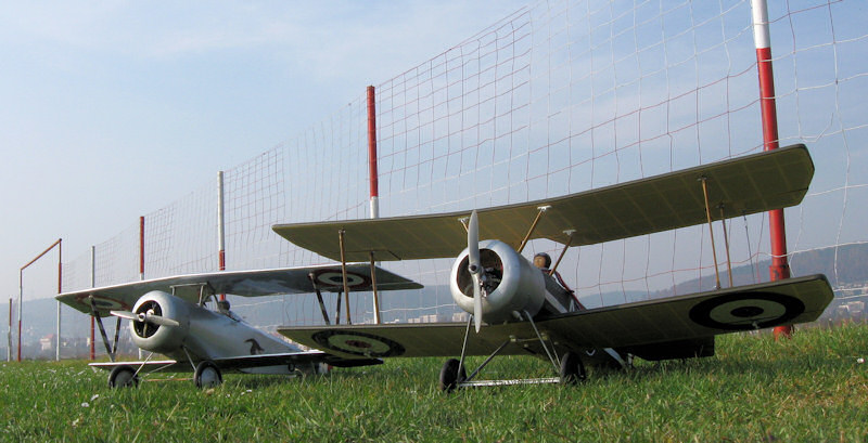 Nieuport 17 a Sopwith Pup